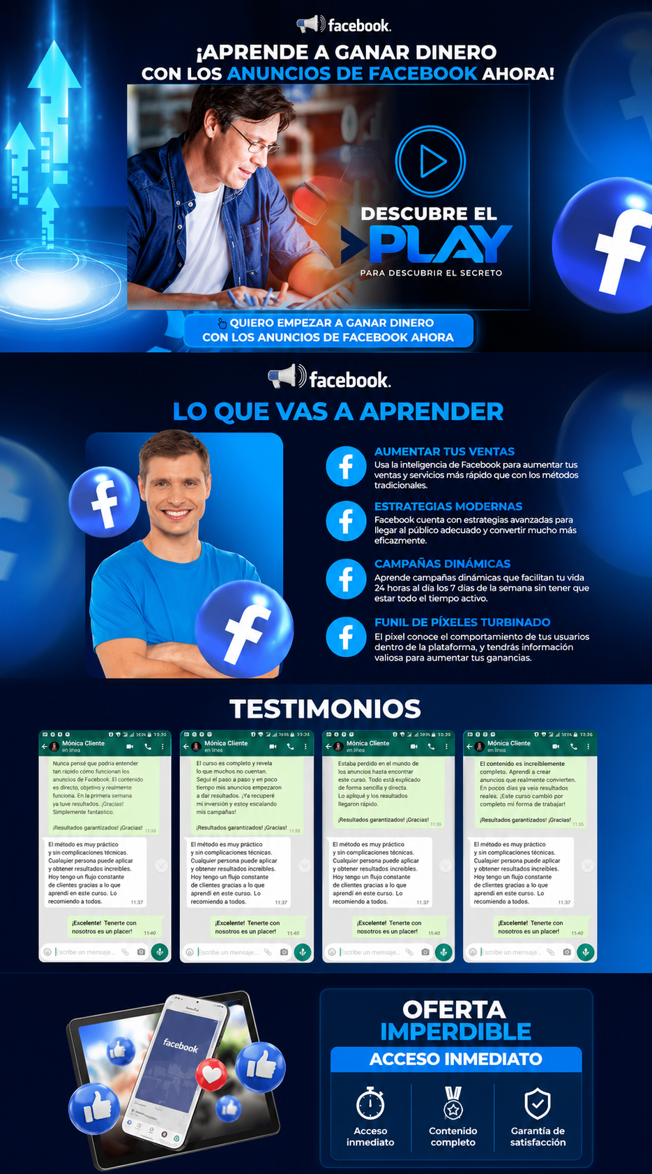 Página de venta optimizada en Elementor